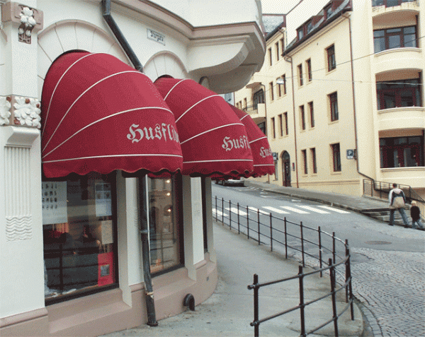 Basket awnings